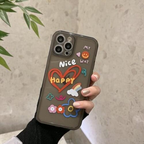 Phone case mobile shell for iphone11 XR XS 7/8/SE 2020 11pro Xs 7p/8plus X/Xs 12 12pro/max 12mini ins cute lover
