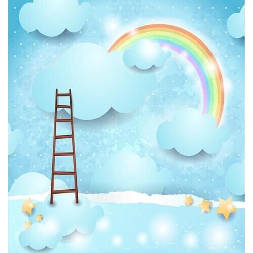 Baby blue birthday portrait photo backgrounds polyester 2020 photography backdrop for photographer studio kits photophone LV-015