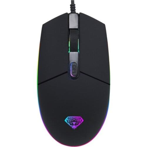 2400DPI Gaming Mouse Backlit Optical Gaming mouse 4 type DPI Symmetrical Design ergonomic shape For Desktop Notebook Computer