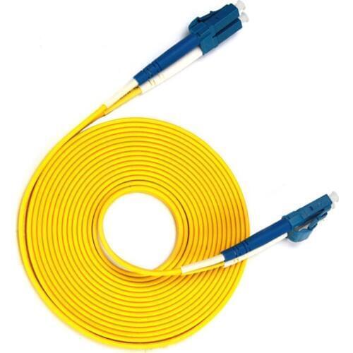 LC to LC Single-mode optical fiber patch cord SM LC/LC fiber jumper cabel Duplex 9/125 UPC Polish OFNR 3m 5m 10m 15m