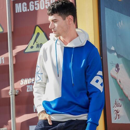 Ymwmhu Fashion Men Hoodies Long Sleeve Loose Autumn Casual Sweatshirts Casual Hooded Sweatshirt Streetwear Male Korean Clothes