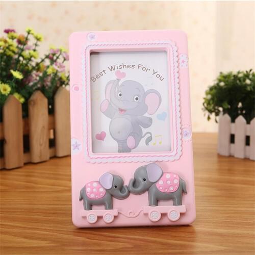 Cartoon Elephant 6 inch Kids Photo Frame On Table Home Bedroom Decoration Picture Holder Picture Frame For Baby, cornice foto