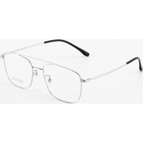 OEYEYEO Super Light Square Retro Eyeglasses Double Bridge Glasses Frame Men Women Fashion Big Face Comfortable Titanium Frames