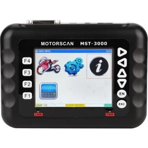 Original MST-3000 European Version Motorcycle Scanner Fault Code Scanner for Motorbikes