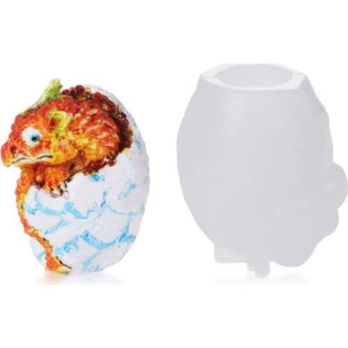 Dragon Egg Epoxy Resin Mold Jewelry Pendant DIY Crafts Ornaments Silicone Mould