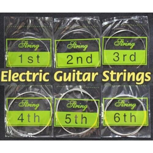 10 Sets Nickel Wound Electric Guitar Strings Phosphor Bronze Acoustic Guitar Strings Clear Nylon Silver Classical Guitar Strings