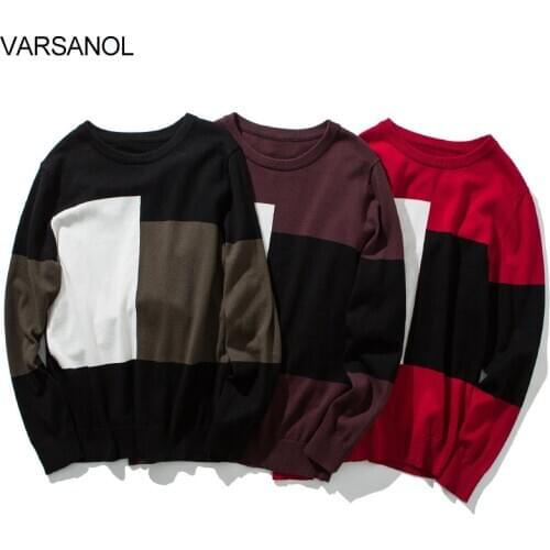 VARSANOL Men's Knitted Pullovers