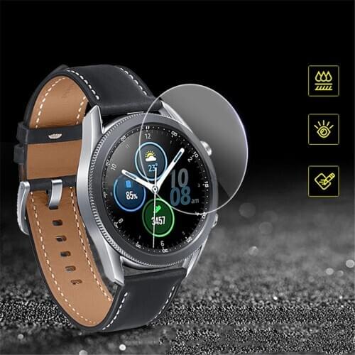 High Clear 41/45m Tempered Glass Film Screen Protector for Samsung Galaxy Watch3 R840 Watch Accessories