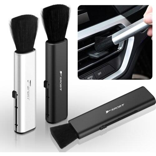 Car Accessories small brush retractable Computer keyboard Air Conditioner cleaning brush telescopic For F sport LEXUS