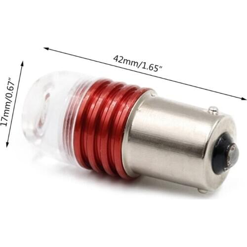 2Pcs Red Strobe Flash Light Brake Led Tail Car Reverse Bulb Auto Tail Stop Lamp Wholesale