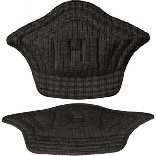 2Pcs Crash Patch Shoes Back Sticker Anti-wear Feet Pads Cushion For Sport Black And White Camping Hiking Protection Insole