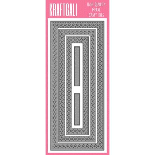 2021 AliliArts Metal Cutting Dies Stitched scallops slim diy Scrapbooking Photo Album Decorative Embossing PaperCard Crafts Die