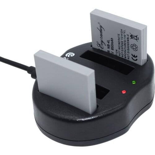 2pcs NB-4L NB4L Li-ion battery + 1pcs charger for Canon IXUS 230 220 SD20 SD30 SD40 115HS 130 SD1100 IS SD1400 IS SD200