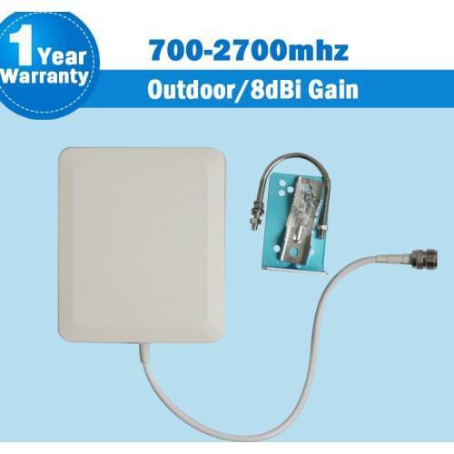 4G 3G 700-2700MHz LTE GSM CDMA DCS WCDMA UMTS Network Outdoor Panel Antenna External Antenna For Mobile Phone Siganl Booster S12