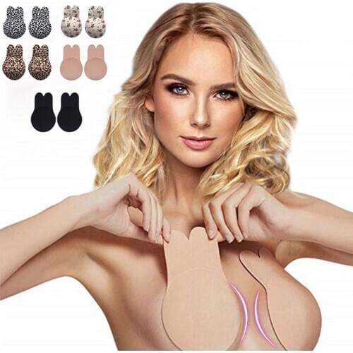 Push Up Bra Women Sexy Lingerie Waterproof Invisible Breast Lift Up Wireless Strapless Bra Sticky Bra Adhesive Silicone Femme
