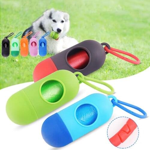 Cleaning Supplies Trash Box for Animal Dog Portable Poop Garbage Bags Dispenser Pet Products