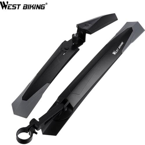WEST BIKING 1Pair Mountain Bicycle Fender Quick Release Front Rear Cycling Fender Wings Mud Guard Bike Accessories Bike Fender