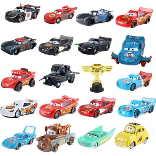 Disney Pixar Car 3 2 Lightning McQueen Racing Family 95 Jackson Storm Ramirez 1:55 Cast Metal Alloy Childrens Toys Cars Gifts