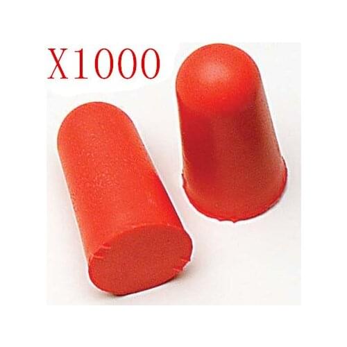 [ Fly Eagle ] 1000pcs X SOFT FOAM EARPLUG RED PROTECTOR EAR PLUGS