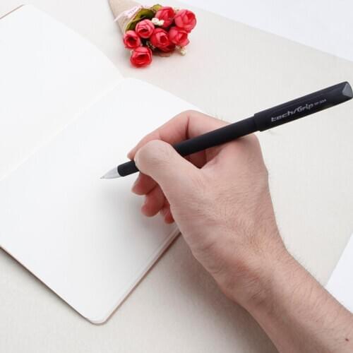 Matte Black 0.5mm Gel-ink Rollerball Pen with Refill Stationery School Office M17F