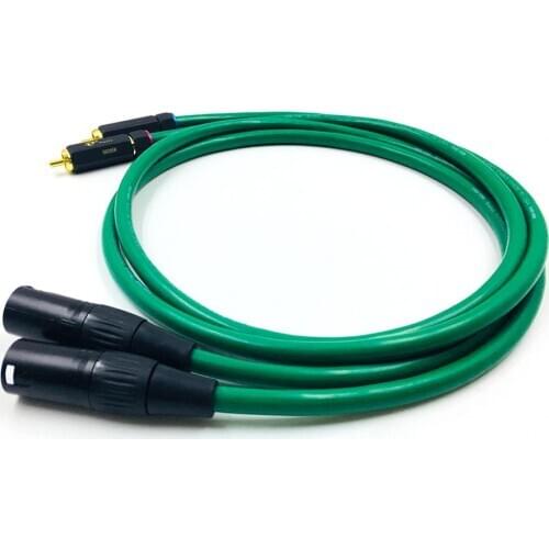 Hifi MCINTOSH 2328 Audio Cable 2 RCA to 2 XLR 3 Pin for Amplifier Sound Box Dual XLR to Dual RCA Hifi Microphone Cable