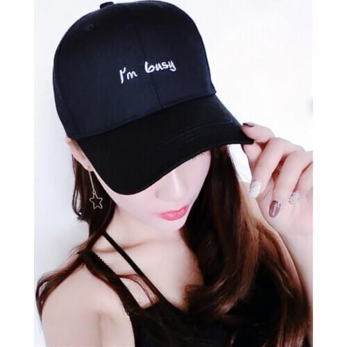 Sports Peaked Cap Women Men Letter Printed Polyester Cotton Hat Adult outdoor Sports cap