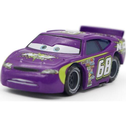 Pixar Cars No.68 Racer 1:55 Scale Diecast Metal Alloy Modle Cute Toy Car For Children Christmas Birthday Gifts Lightning McQueen