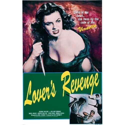 Lovers Revenge Movie Art print Silk poster Home Wall Decor