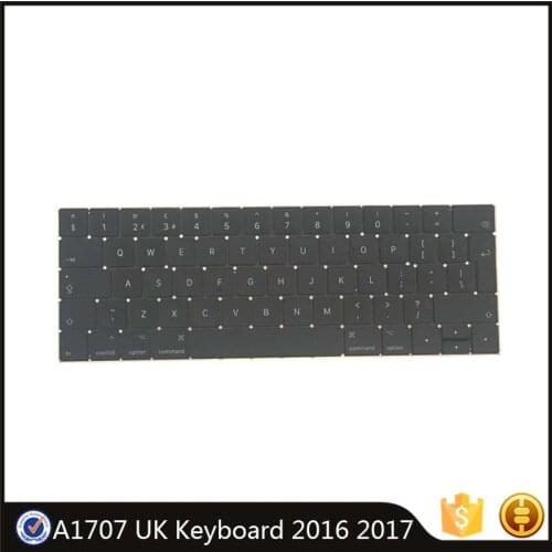 Original 1707 UK Keyboard English Keyboards for Macbook Pro Retina 15'' Late 2016 Mid 2017 MLH32 MLH42 MPTR2 MPTT2 Laptop Spare