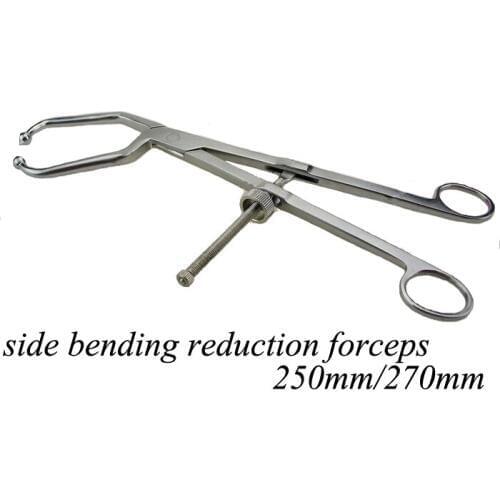 Orthopedics instrument side bending reduction forceps 250mm/270mm stainless steel forceps reconstruction system orthopedist use