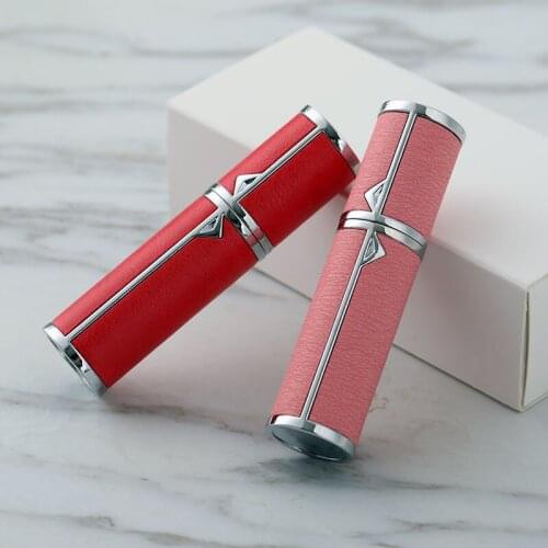 5ml perfume sub-bottom bottle filled with leather high-end portable spray sample travel sub-packing artifact empty bottle