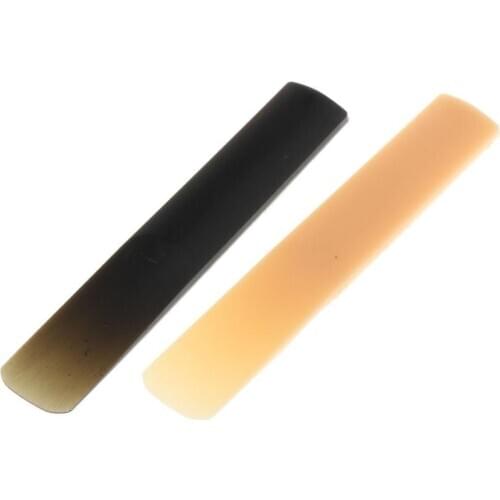 2 Pcs Resin Bb Clarinet Reeds B Flat Clarinet Reed With Box, Good Toughness