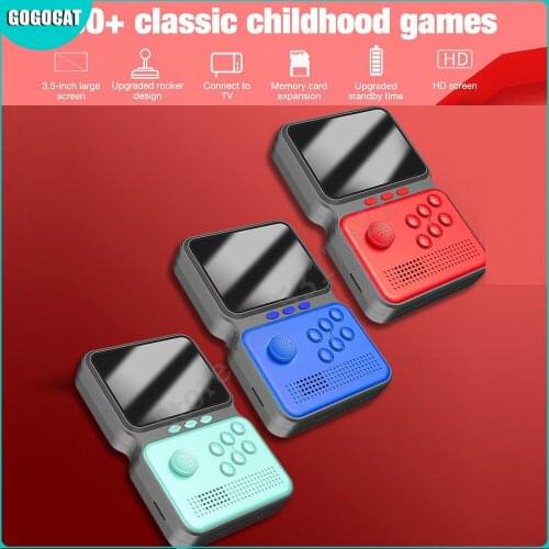 Protable 3.5 Inch Mini Game Controller Arcade Handheld 64 Bit Retro Game Console Built-in 900 Classic Games Rechargable Machine