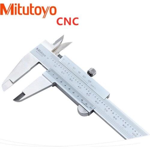Mitutoyo CNC Calipers Vernier Caliper 8" 0-150 0-200 0-300 0.02 Precision Measuring Tools Stainless Steel Scale Caliper 530-118