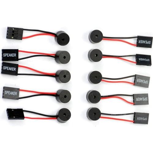 Taidacent 100 Pcs Motherboard Small Horns Alarm Motherboard Buzzer Computer Case Buzzer speaker PC Case Speaker