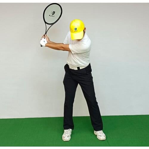 Golf Training Aids Golf Swing Trainer Fan Power Speed Practice Training Grip Removable Wind Exercise Golf Accessories
