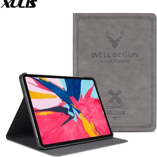 For ipad Pro 11 inch 2018 Case PU Leather Ultra Slim Protective Cover For iPad Pro 11 Case A1980 Auto Sleep/Wake Up