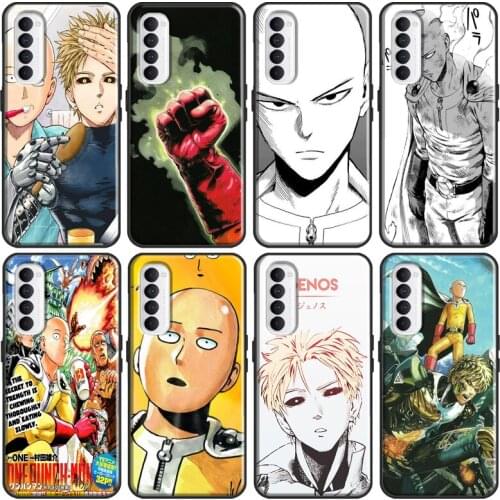 One Punch Man Japan Manga Case For Realme 8 Pro 6 7 i Q3 Pro C3 C21 GT Neo Cover For OnePlus 9 Pro 8 7T 8T 9R Nord