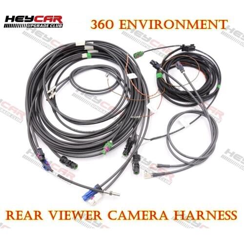 360 Environment Rear Viewer Camera Harness cable wire For Audi A6 C7