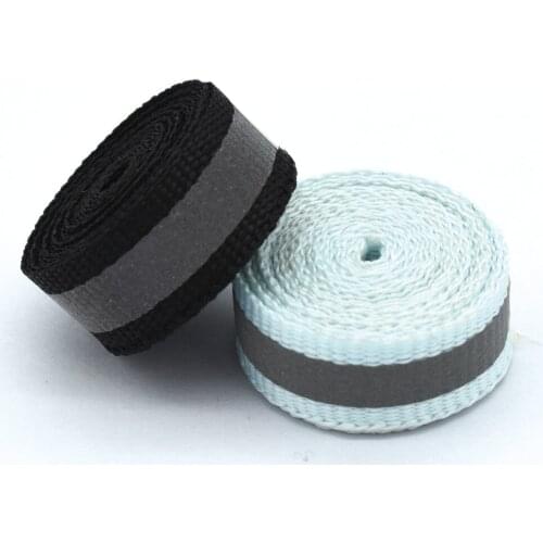 10mm Safety Silver ReflectiveWebbing Striped Webbing For Canvas Bag Purse Strap Handles,For Tote Bag Upholstery Belt 5 Yard