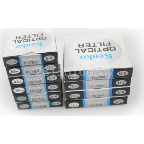 2PCS Camera Lens Filters kenko UV Filter 37mm 49MM 52MM 55MM 58MM 62MM 67MM 72MM 77MM 82mm For Nikon D5500 For Canon 77D 6D 5D3