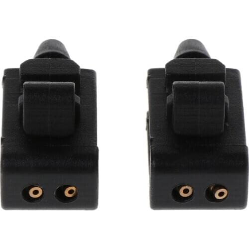 2Pcs Car Front Windshield Washer Spray Nozzle Jet for Renault Megane 2 Scenic 2 8200082347 E7CA