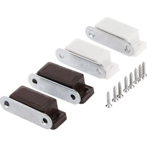 2pcs Cabinet Magnetic Catch Lock Latch Door Shutter Stopper Damper for Home Kitchen Furniture Hardware 46*16mm