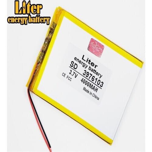 3976103 3.7V 4000MAH (polymer lithium ion battery) Li-ion battery for tablet pc 7 inch 8 inch 9inch