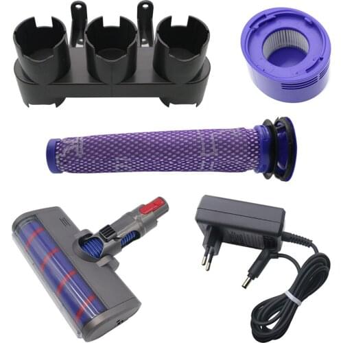 Hose Soft Tube charging adapter HEPA filter for Dyson V7 V8 V10 Vacuum Cleaner Parts