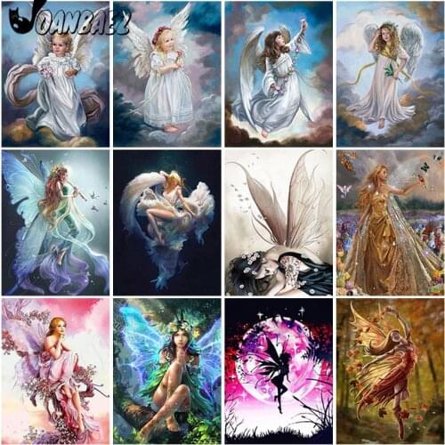 Angel Baby Diamond Painting 5D Diy Fairy Wings Mosaic Embroidery Character Cross Stitch Set Hand Inlaid Crafts Home Decoration