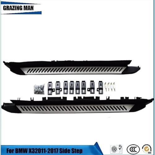 Car Running Board for BMW X3/X4 F25 2011-2017 Side Step