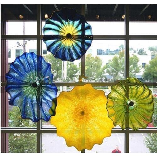 Free Air Shipping Porch Light Creative Hallway Window Hand Made Murano Glass Plates