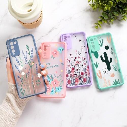 P Smart 2021 TPU Soft Hard PC Case For Huawei P20 Pro Cover Transparent Case For Huawei P30 Lite Honor 9C 20 8X Nova 5T Y9 2019