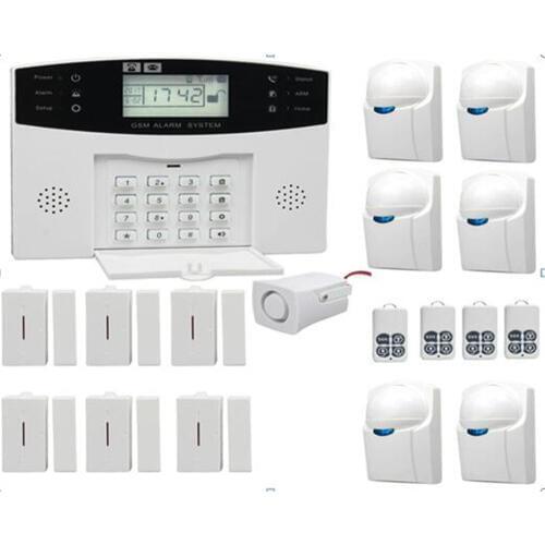 GSM+APP+LED Burglar Alarm System With 6Sensor 6Door Contact CS85-BD